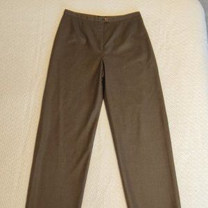 Women's Giorgio Armani Borgo 21 Pants Wool Wide Leg Size 36 brown